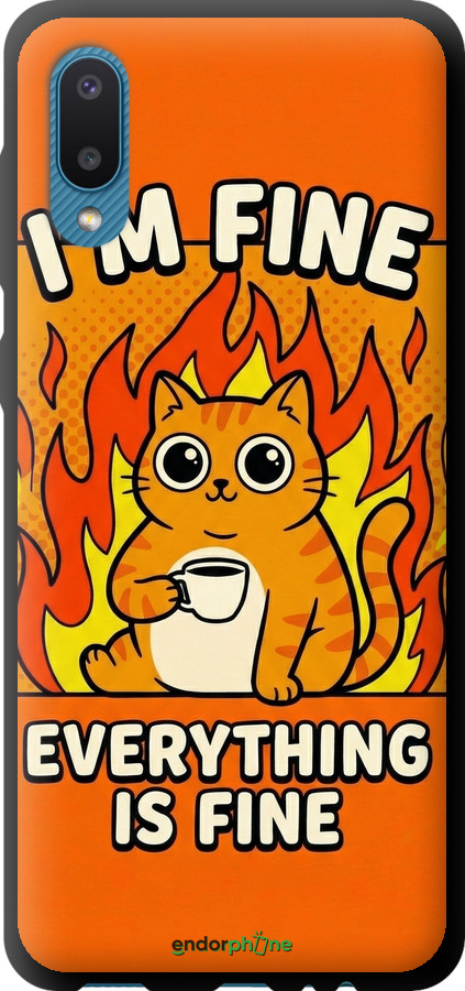 TPU чехол Funny Cat для Samsung Galaxy A02 A022G - 6786b-2260 изображение 