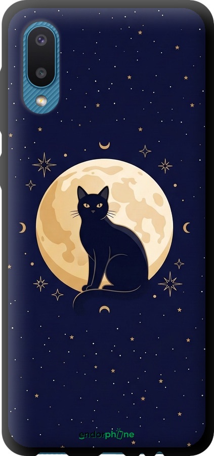 TPU чехол Cute Cat Celestial/Witchy для Samsung Galaxy A02 A022G - 6787b-2260 изображение 