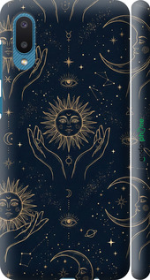 3D пластиковый матовый чехол 'Celestial Harmony: Sun & Moon Gold Mystic Pattern' для Samsung Galaxy A02 A022G изображение 11