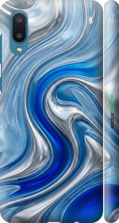 3D пластиковий матовий чехол Liquid Chrome для Samsung Galaxy A02 A022G - 6781m-2260 изображение 