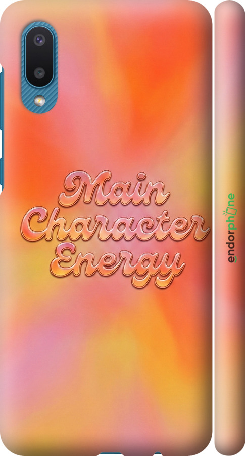 3D пластиковый матовый чехол Aura Gradient Main Character Energy Aesthetic Y2K для Samsung Galaxy A02 A022G - 6783m-2260 изображение 