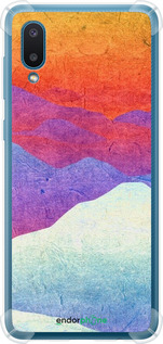Силикон с усиленными углами чехол Горный закат для Samsung Galaxy A02 A022G - 6479sp-2260 изображение 