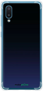Силикон с усиленными углами чехол Градиент в тёмно - синем стиле для Samsung Galaxy A02 A022G - 6542sp-2260 изображение 