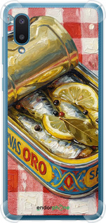 Силіконовий протиударний с посиленими кутами чехол Vintage Sardine Tin Phone для Samsung Galaxy A02 A022G - 6772sp-2260 изображение 