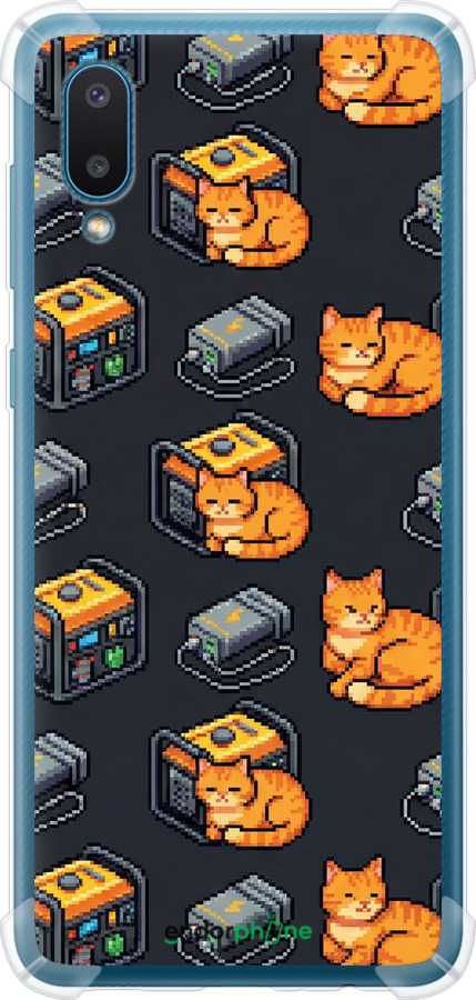 Силіконовий протиударний с посиленими кутами чехол Autonomous Zone для Samsung Galaxy A02 A022G - 6771sp-2260 изображение 