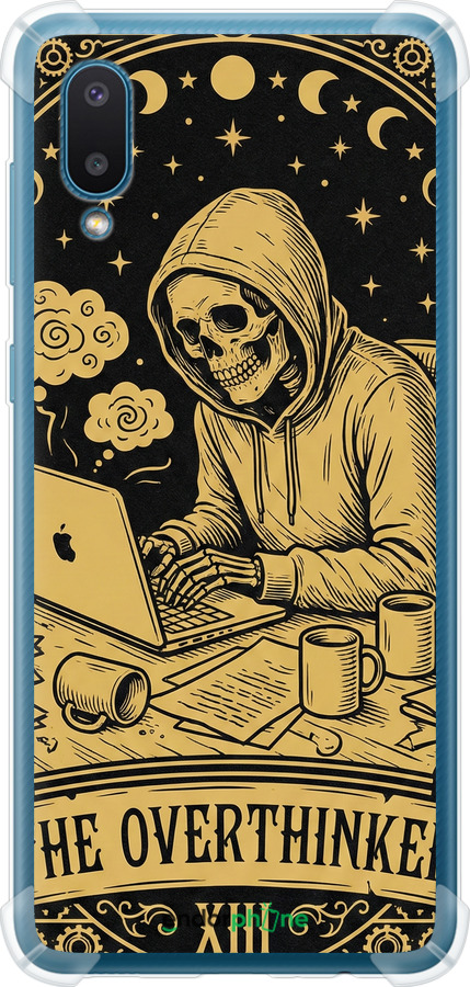 Силикон с усиленными углами чехол The Overthinker для Samsung Galaxy A02 A022G - 6774sp-2260 изображение 