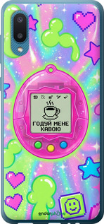 2D пластиковый чехол Y2K Aesthetic Retro Pet: Годуй мене кавою для Samsung Galaxy A02 A022G - 6784t-2260 изображение 