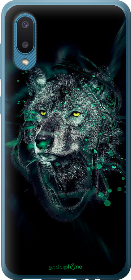 2D пластиковый чехол Wolf для Samsung Galaxy A02 A022G - 6610t-2260 изображение 