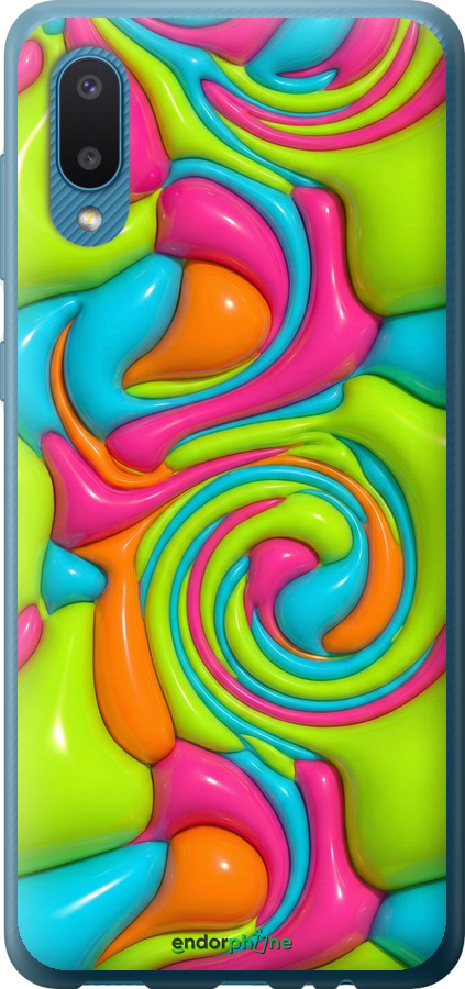 Силіконовий чехол Y2K Jelly Dream для Samsung Galaxy A02 A022G - 6780u-2260 изображение 