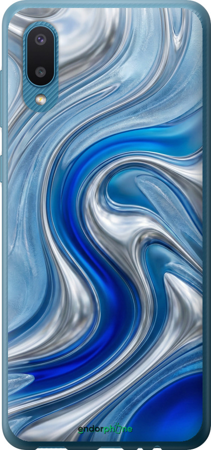 2D пластиковий чехол Liquid Chrome для Samsung Galaxy A02 A022G - 6781t-2260 изображение 