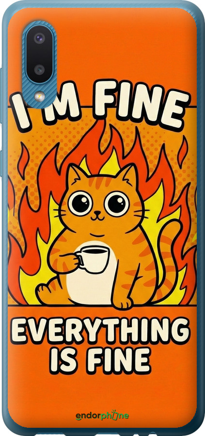 2D пластиковий чехол Funny Cat для Samsung Galaxy A02 A022G - 6786t-2260 изображение 