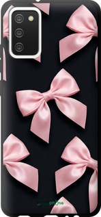 TPU чехол Coquette Ribbons Dark Coquette для Samsung Galaxy A02s A025F - 6767b-2203 изображение 
