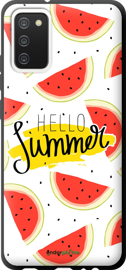 TPU чехол Hello Summer для Samsung Galaxy A02s A025F - 4356b-2203 изображение 