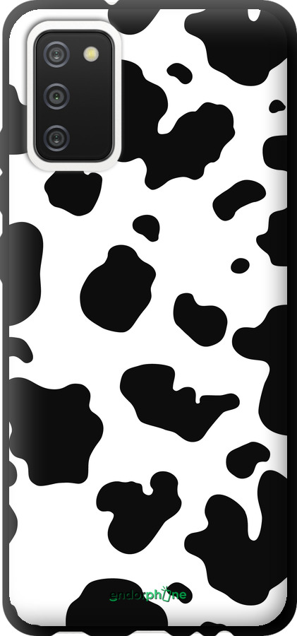TPU чехол Шкура коровы для Samsung Galaxy A02s A025F - 5576b-2203 изображение 