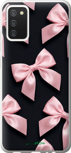 2D пластиковый чехол 'Coquette Ribbons Dark Coquette' для Samsung Galaxy A02s A025F изображение 2