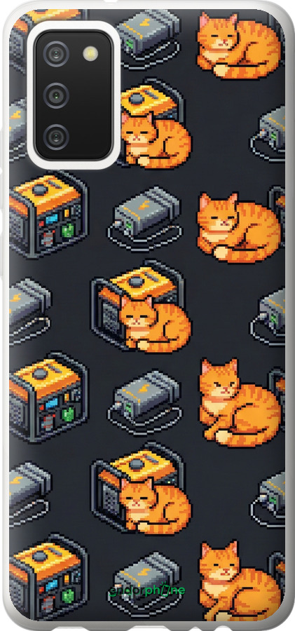 Силиконовый чехол Autonomous Zone для Samsung Galaxy A02s A025F - 6771u-2203 изображение 