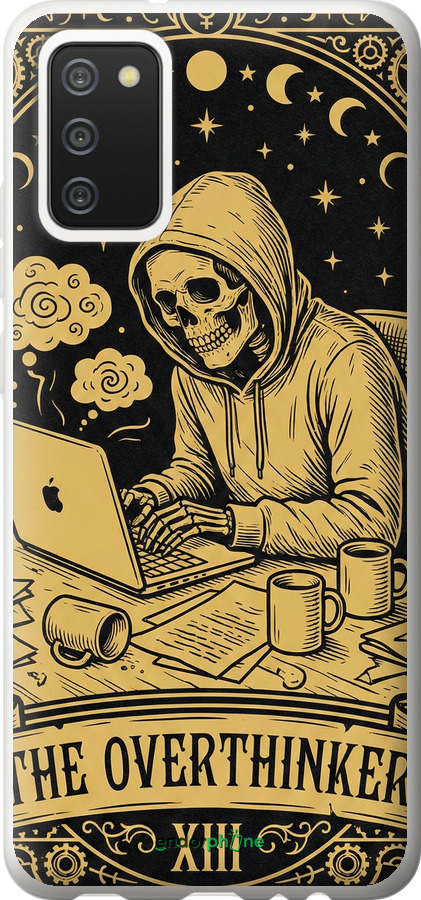 Силиконовый чехол The Overthinker для Samsung Galaxy A02s A025F - 6774u-2203 изображение 