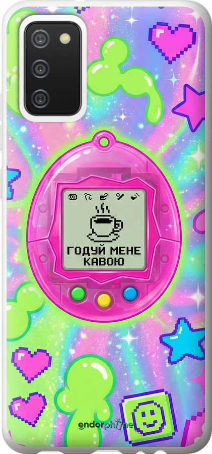 2D пластиковый чехол Y2K Aesthetic Retro Pet: Годуй мене кавою для Samsung Galaxy A02s A025F - 6784t-2203 изображение 