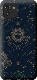 TPU чехол Celestial Harmony: Sun & Moon Gold Mystic Pattern для Samsung Galaxy A03 A035F - 6778b-2499 изображение 