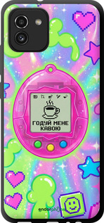 TPU чехол Y2K Aesthetic Retro Pet: Годуй мене кавою для Samsung Galaxy A03 A035F - 6784b-2499 изображение 