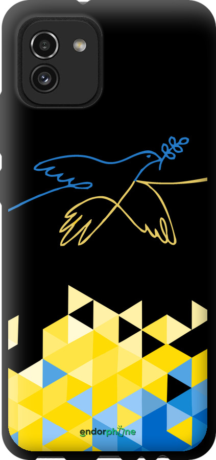 TPU чехол Птиця миру  для Samsung Galaxy A03 A035F - 5231b-2499 изображение 