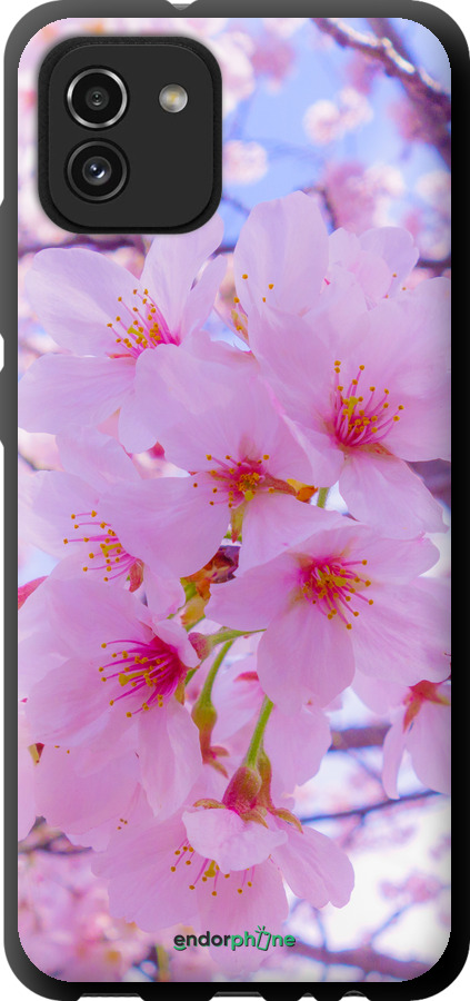 TPU чехол Сакура для Samsung Galaxy A03 A035F - 6029b-2499 изображение 