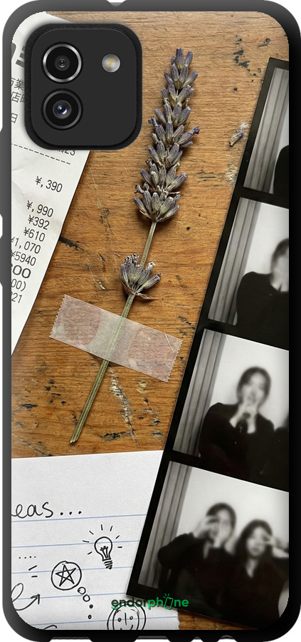 TPU чехол Aesthetic Scrapbook Collage для Samsung Galaxy A03 A035F - 6773b-2499 изображение 