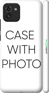 matte 3D plastic case case 'Photo case' for Samsung Galaxy A03 A035F image 1