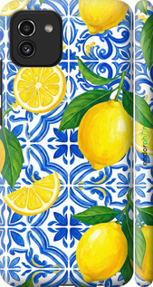 3D пластиковый матовый чехол Grocery Girl Italian Summer для Samsung Galaxy A03 A035F - 6766m-2499 изображение 