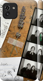 3D пластиковый матовый чехол 'Aesthetic Scrapbook Collage' для Samsung Galaxy A03 A035F изображение 13