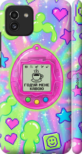 3D пластиковый матовый чехол 'Y2K Aesthetic Retro Pet: Годуй мене кавою' для Samsung Galaxy A03 A035F изображение 9