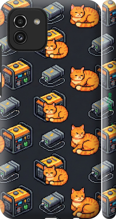 3D пластиковый матовый чехол Autonomous Zone для Samsung Galaxy A03 A035F - 6771m-2499 изображение 