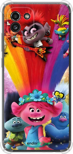 Силикон с усиленными углами чехол Троли для Samsung Galaxy A03 A035F - 6343sp-2499 изображение 