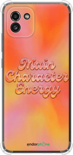 Силикон с усиленными углами чехол Aura Gradient Main Character Energy Aesthetic Y2K для Samsung Galaxy A03 A035F - 6783sp-2499 изображение 