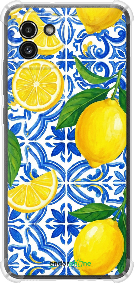 Силіконовий протиударний с посиленими кутами чехол Grocery Girl Italian Summer для Samsung Galaxy A03 A035F - 6766sp-2499 изображение 