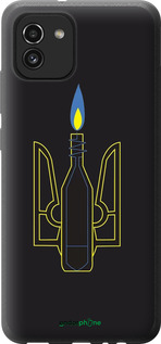 Силиконовый чехол Коктейль Молотова для Samsung Galaxy A03 A035F - 1044u-2499 изображение 