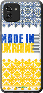 Силиконовый чехол Made in Ukraine для Samsung Galaxy A03 A035F - 1146u-2499 изображение 