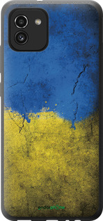 Силиконовый чехол Флаг Украины 2 для Samsung Galaxy A03 A035F - 401u-2499 изображение 