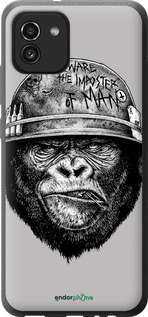 Силіконовий чехол military monkey для Samsung Galaxy A03 A035F - 4177u-2499 изображение 