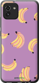 Силіконовий чехол Банани для Samsung Galaxy A03 A035F - 4312u-2499 изображение 