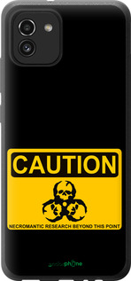Силіконовий чехол biohazard 36 для Samsung Galaxy A03 A035F - 4854u-2499 изображение 