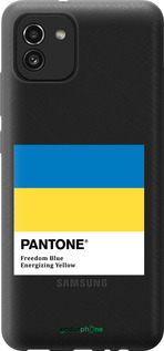 Силиконовый чехол Прапор Пантон для Samsung Galaxy A03 A035F - 5275u-2499 изображение 