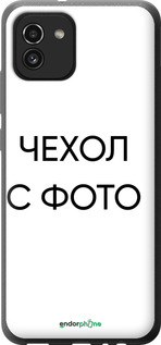 Силиконовый чехол 'Чехол с фото' для Samsung Galaxy A03 A035F -  изображение 1