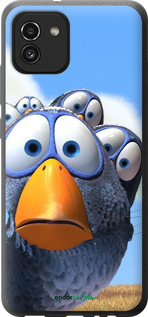 Силиконовый чехол Angry Birds для Samsung Galaxy A03 A035F - 6008u-2499 изображение 