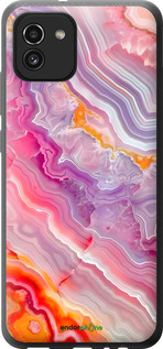 Силіконовий чехол Мрамор 2 для Samsung Galaxy A03 A035F - 6307u-2499 изображение 