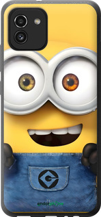 Силиконовый чехол Миньон для Samsung Galaxy A03 A035F - 6389u-2499 изображение 