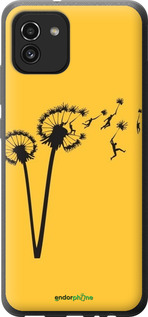 Силіконовий чехол Мінімалізм кульбаби для Samsung Galaxy A03 A035F - 6449u-2499 изображение 