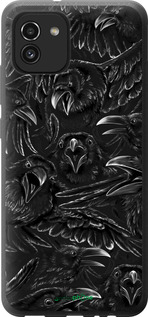 Силиконовый чехол Воронья ярость для Samsung Galaxy A03 A035F - 6474u-2499 изображение 