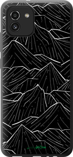 Силиконовый чехол С изображением Темных гор для Samsung Galaxy A03 A035F - 6489u-2499 изображение 