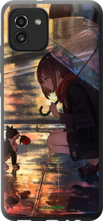 Силіконовий чехол Anime для Samsung Galaxy A03 A035F - 6609u-2499 изображение 